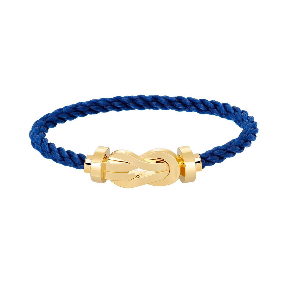 LUXEIFY CHANCE LARGE 8 FIGURE BUCKLE NO DIAMOND BRACELET GOLD