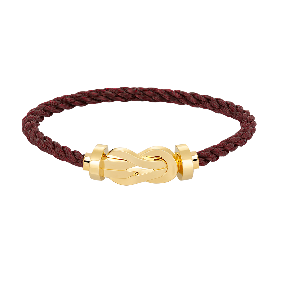 LUXEIFY CHANCE LARGE 8 FIGURE BUCKLE NO DIAMOND BRACELET GOLD