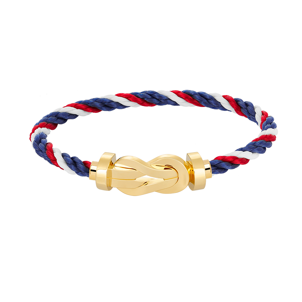 LUXEIFY CHANCE LARGE 8 FIGURE BUCKLE NO DIAMOND BRACELET GOLD