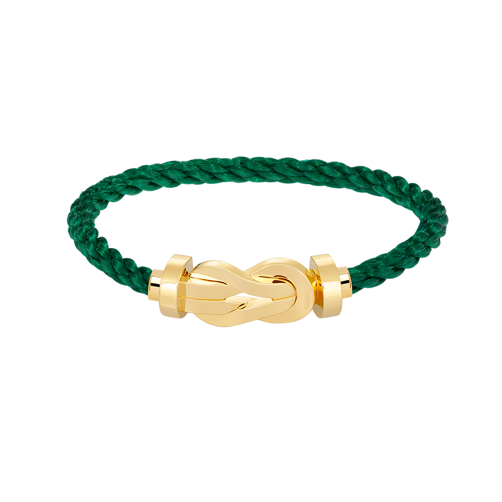 LUXEIFY CHANCE LARGE 8 FIGURE BUCKLE NO DIAMOND BRACELET GOLD