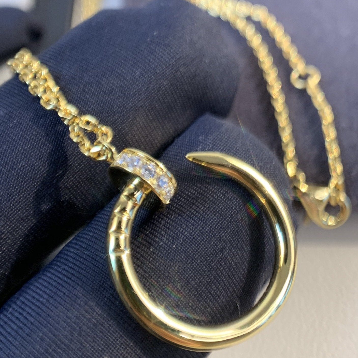 COLLAR LUXEIFY JUSTE ORO DIAMANTES