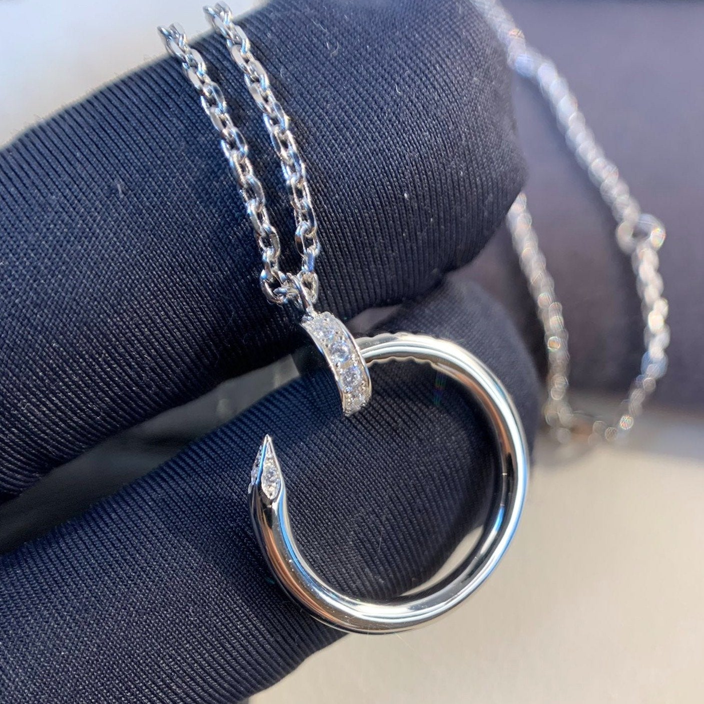 LUXEIFY JUSTE NECKLACE SILVER