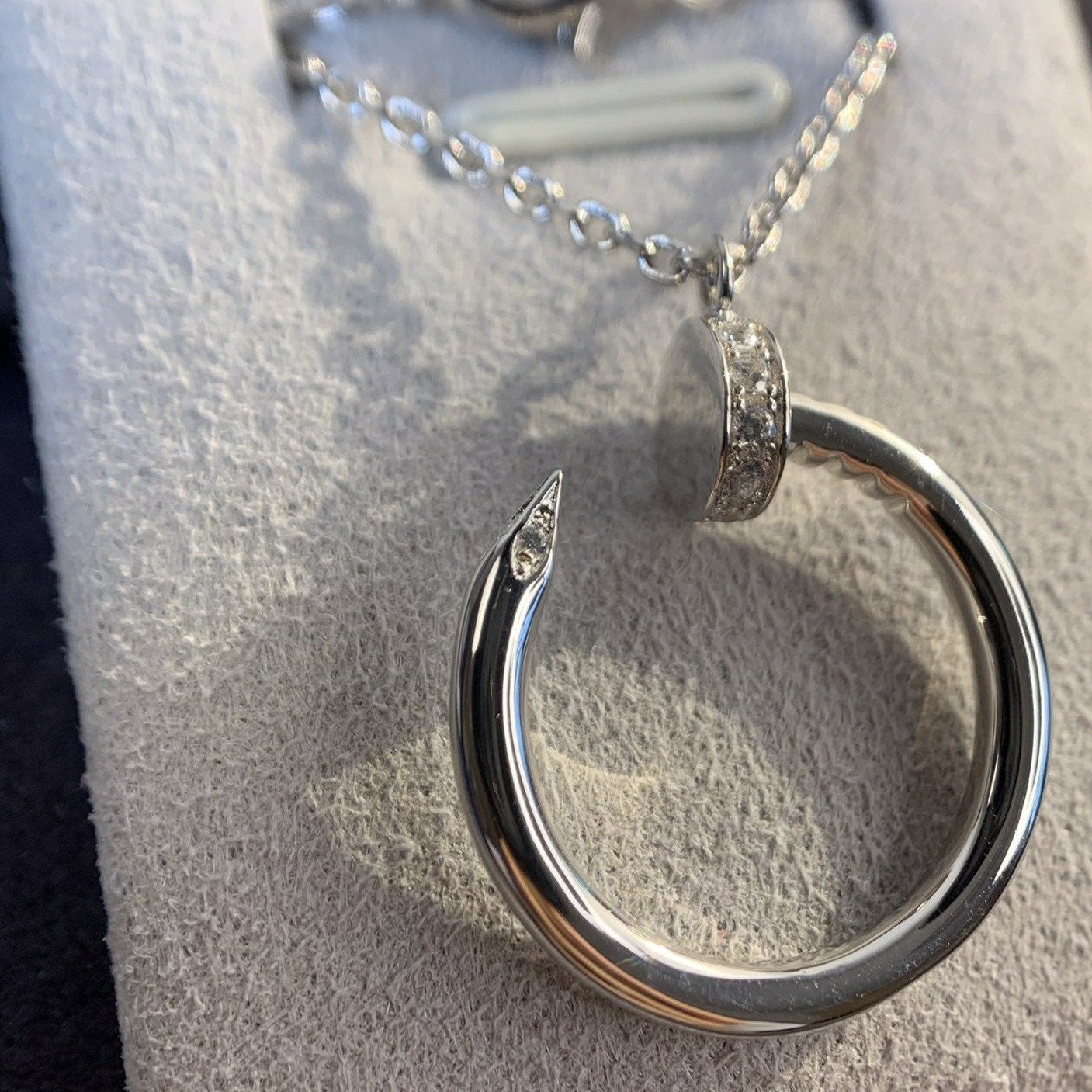 LUXEIFY JUSTE NECKLACE SILVER