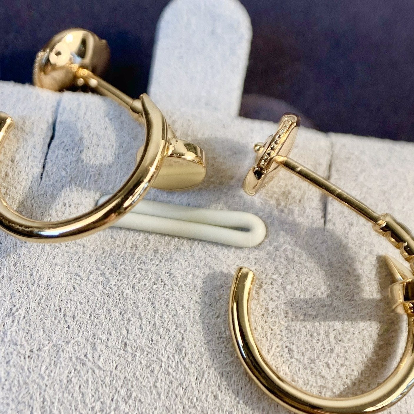 LUXEIFY JUSTE EARRINGS PINK GOLD