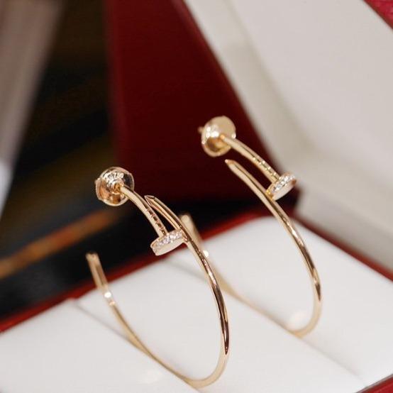 LUXEIFY JUSTE EARRINGS DIAMONDS 1.8MM