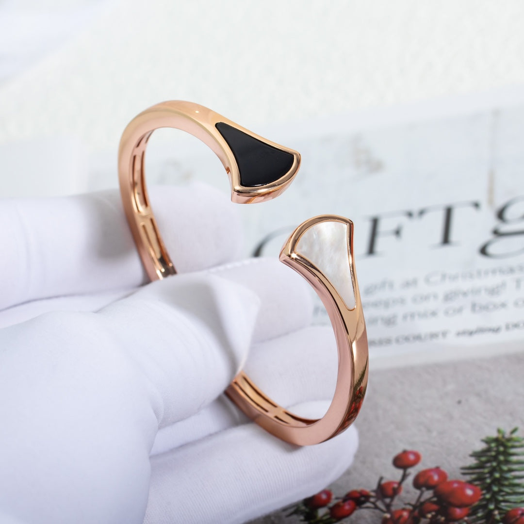 LUXEIFY DREAM BRACELET OPEN PINK GOLD MOP