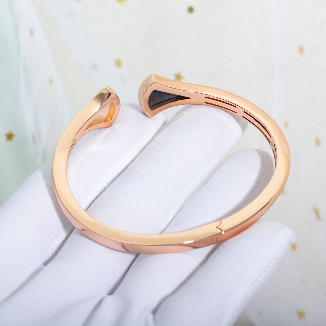 LUXEIFY DREAM BRACELET OPEN PINK GOLD MOP