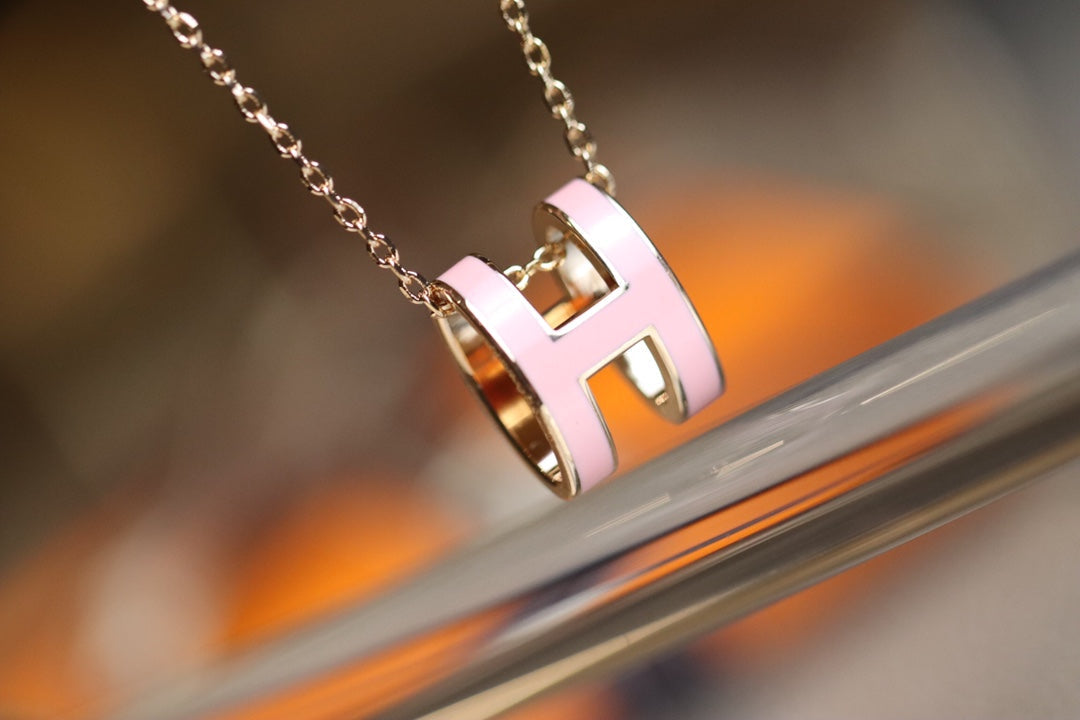 LUXEIFY POP H PEDANT PINK GOLD