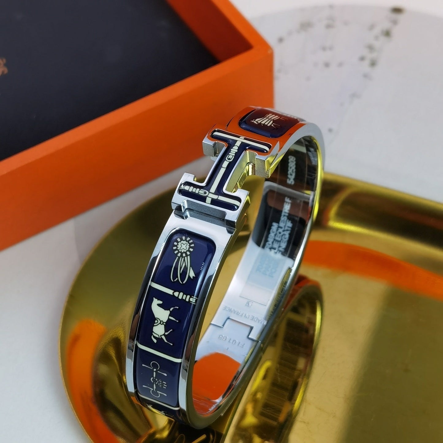 LUXEIFY H COUVERTURES DARK BLUE BRACELET
