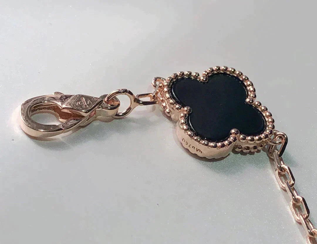 CLOVER 5 MOTIFS MULTICOLOR BRACELET
