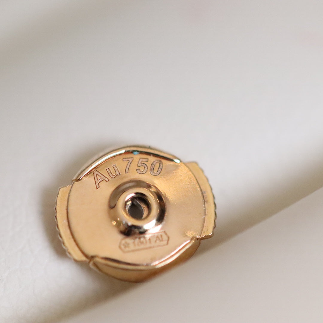 LUXEIFY JUSTE EARRINGS PINK GOLD