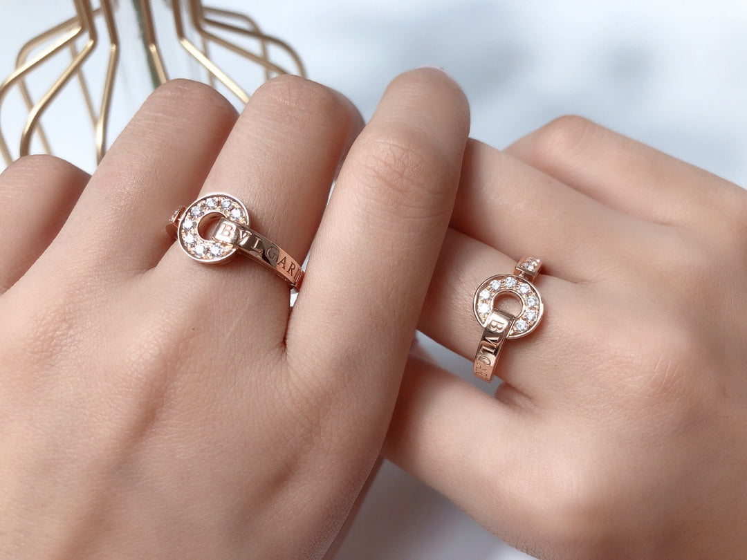 LUXEIFY DREAM RING DIAMOND PINK GOLD