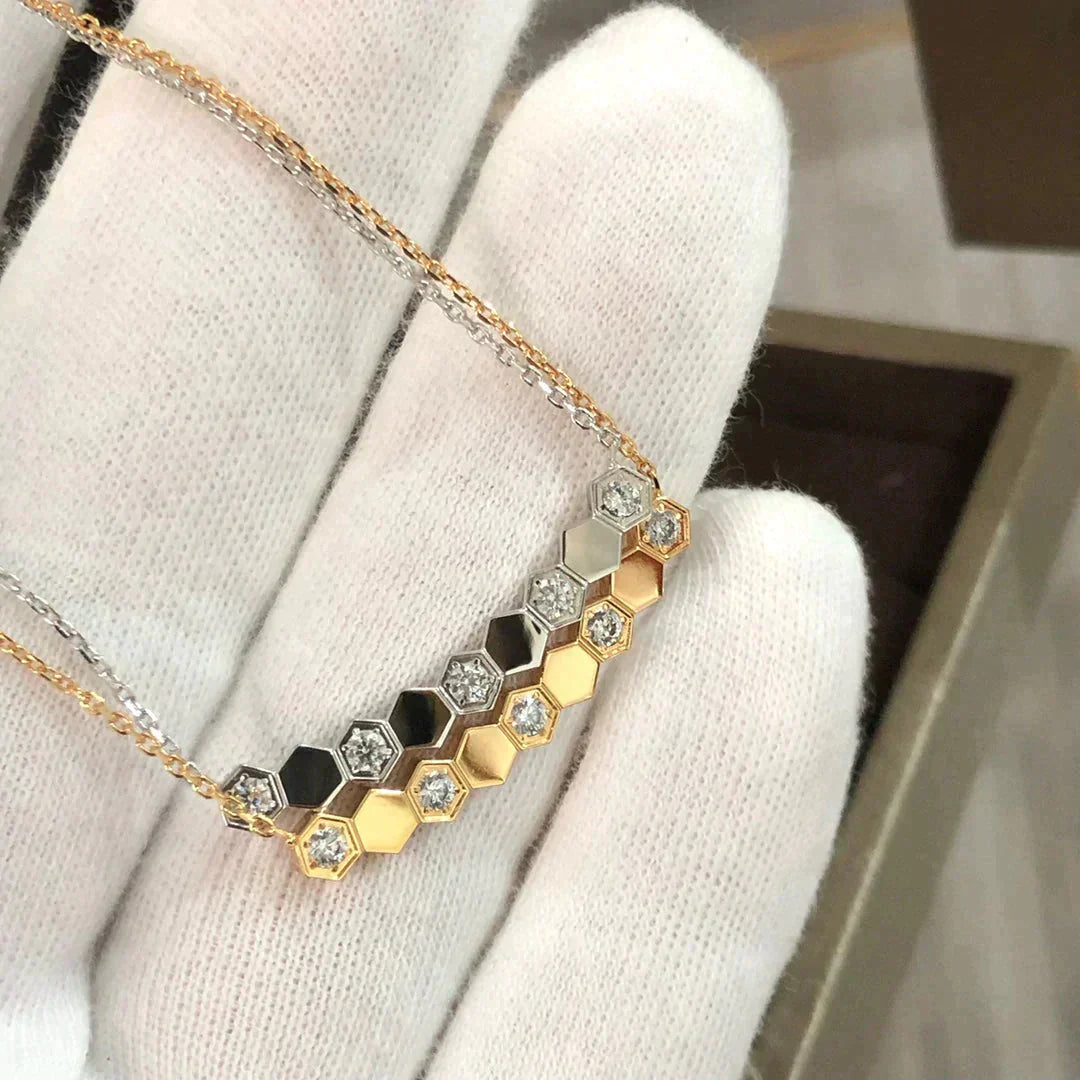 LUXEIFY BEE LOVE NECKLACE DIAMOND