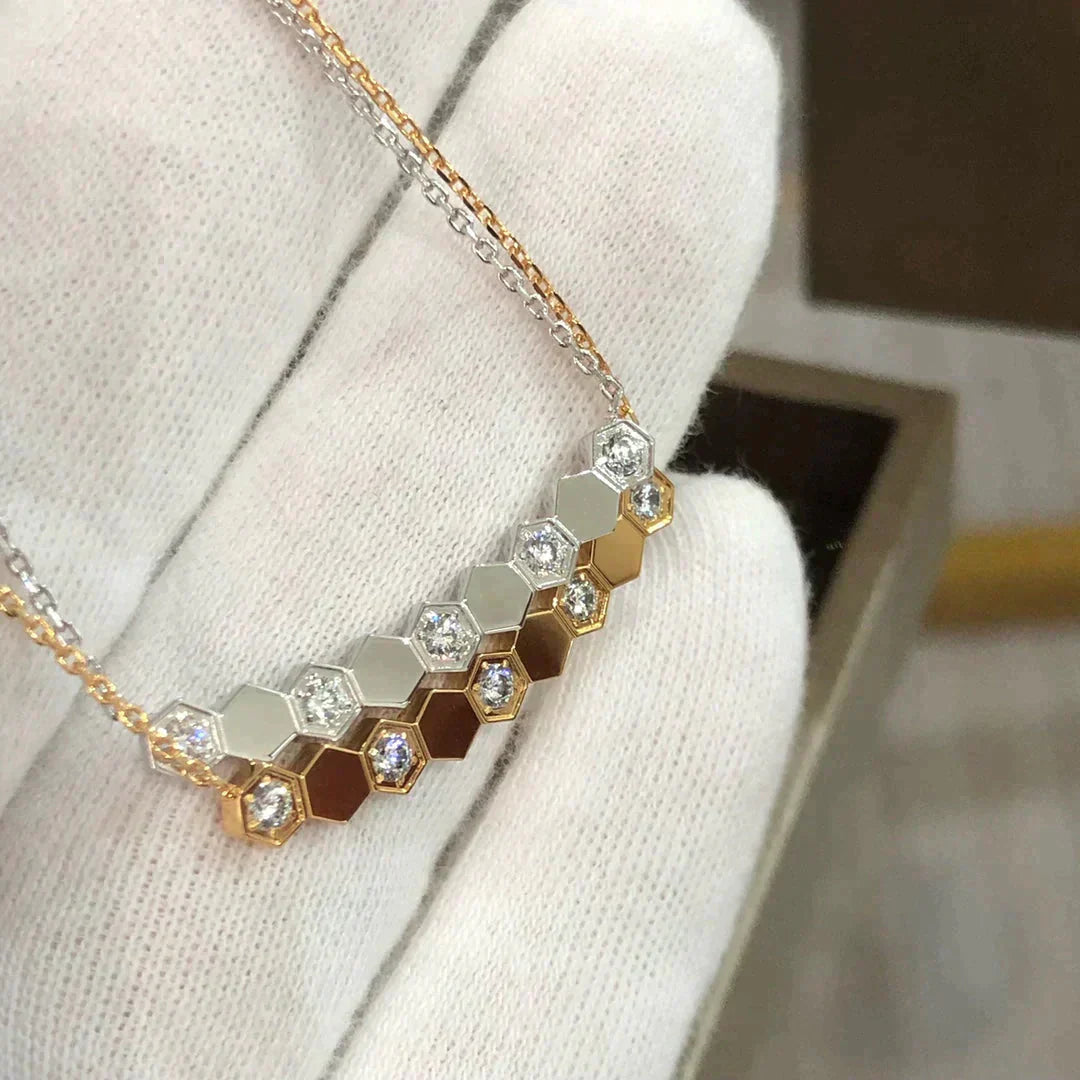 LUXEIFY BEE LOVE NECKLACE DIAMOND