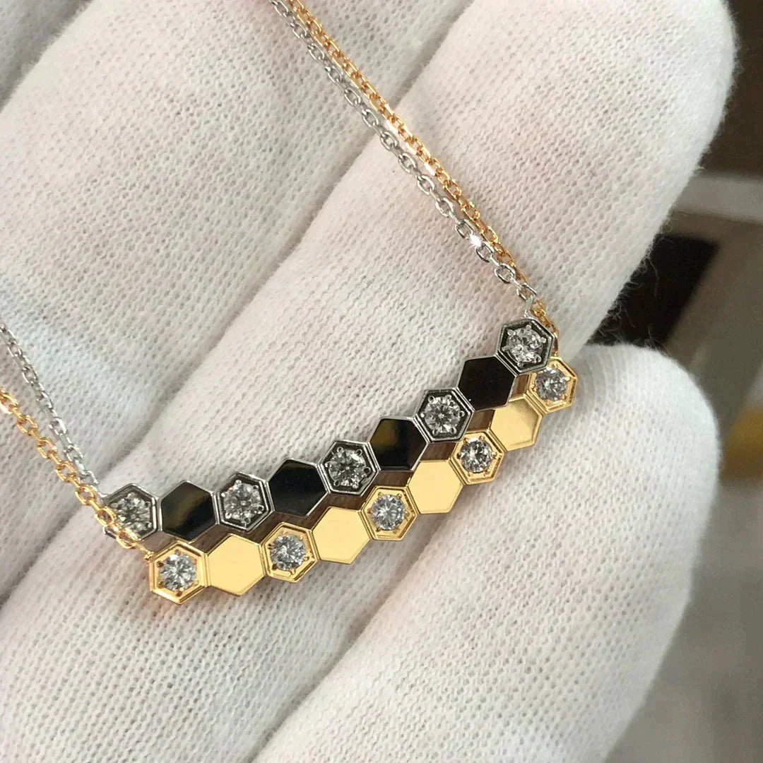 LUXEIFY BEE LOVE NECKLACE DIAMOND