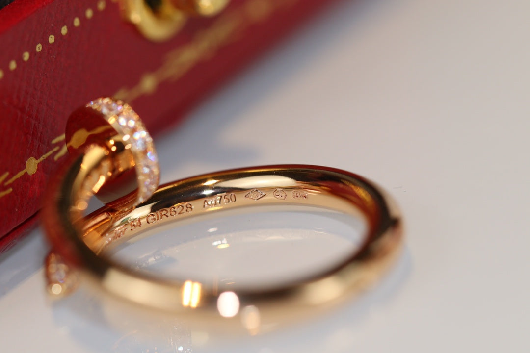 LUXEIFY JUSTE RING 2.65MM GOLD DIAMOND