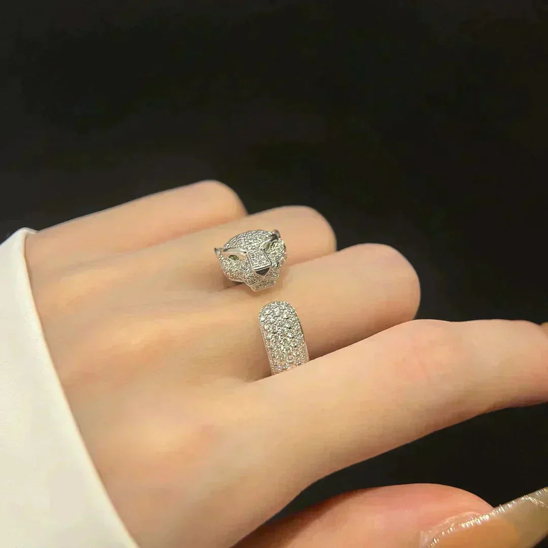 LUXEIFY PANTHERE 5.5MM ALL DIAMOND RING