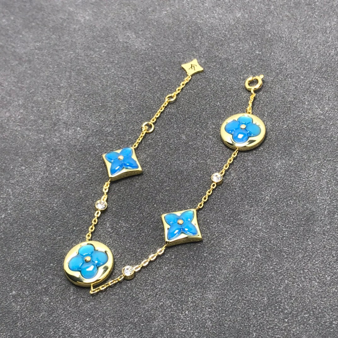LUXEIFY STAR AND SUN TURQUOISE 4 MOTIFS 3 DIAMONDS