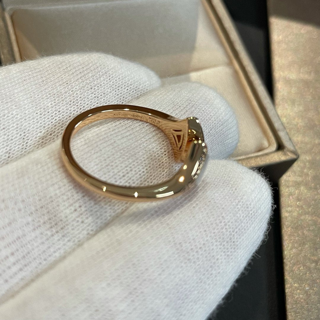 LUXEIFY DREAM MOP DIAMOND OPEN RING