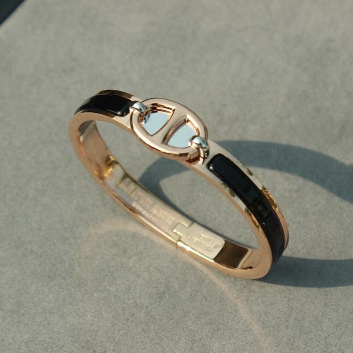 LUXEIFY CLIC CHAINE PINK GOLD BRACELET