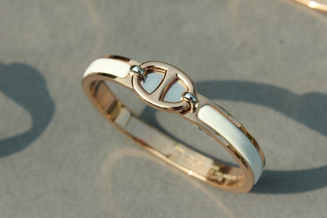 LUXEIFY CLIC CHAINE PINK GOLD BRACELET