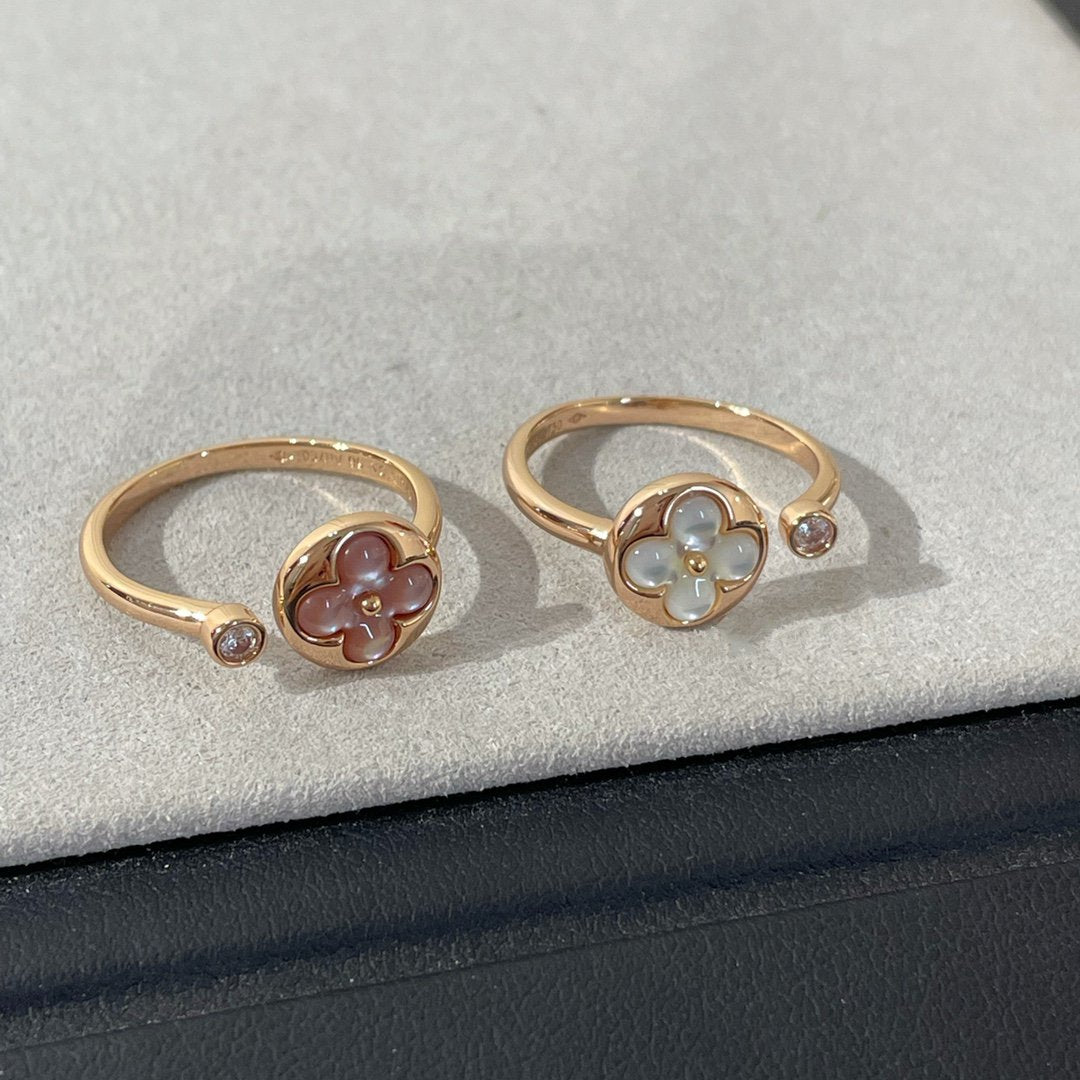 LUXEIFY SUN 1 DIAMOND PINK MOP RING