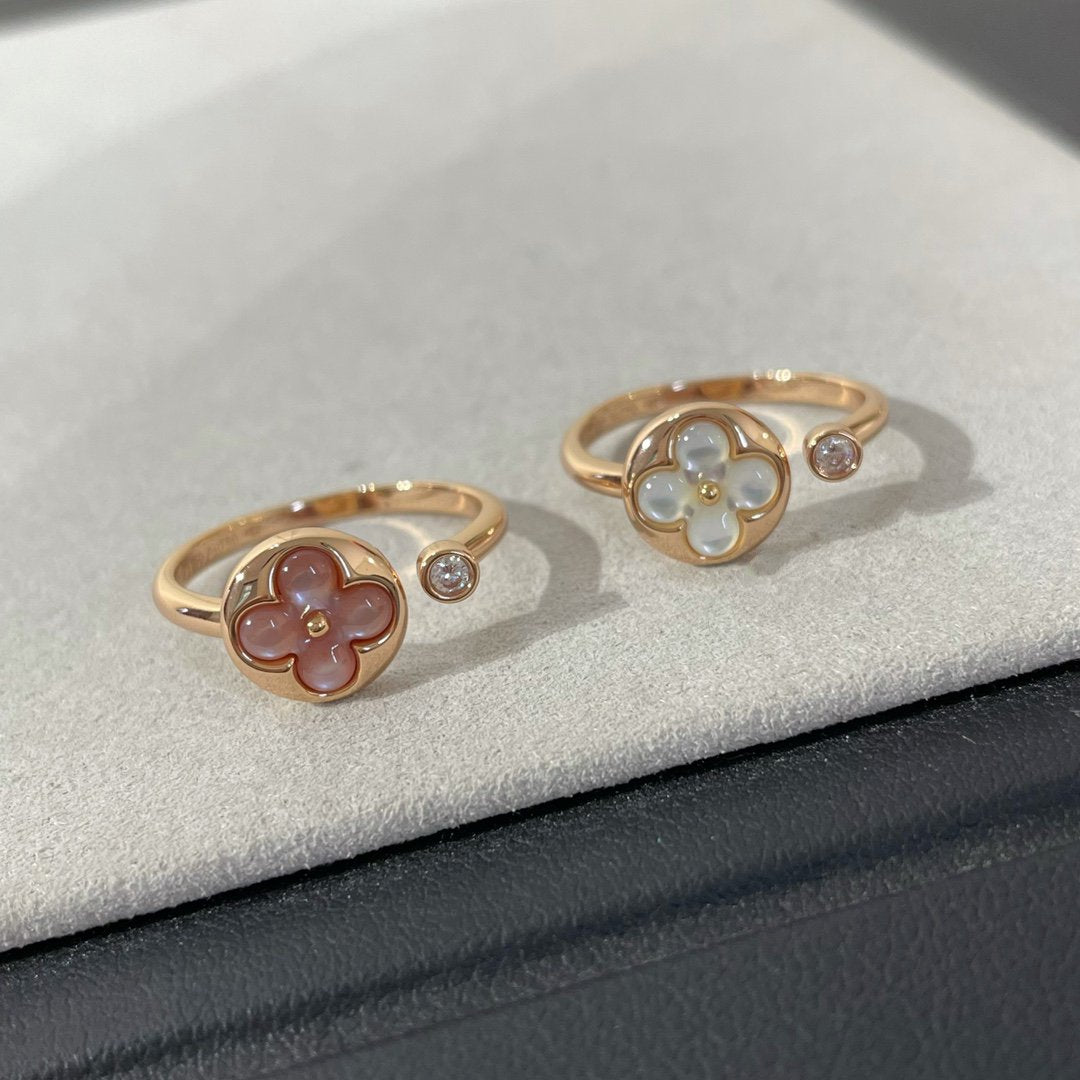 LUXEIFY SUN 1 DIAMOND PINK MOP RING