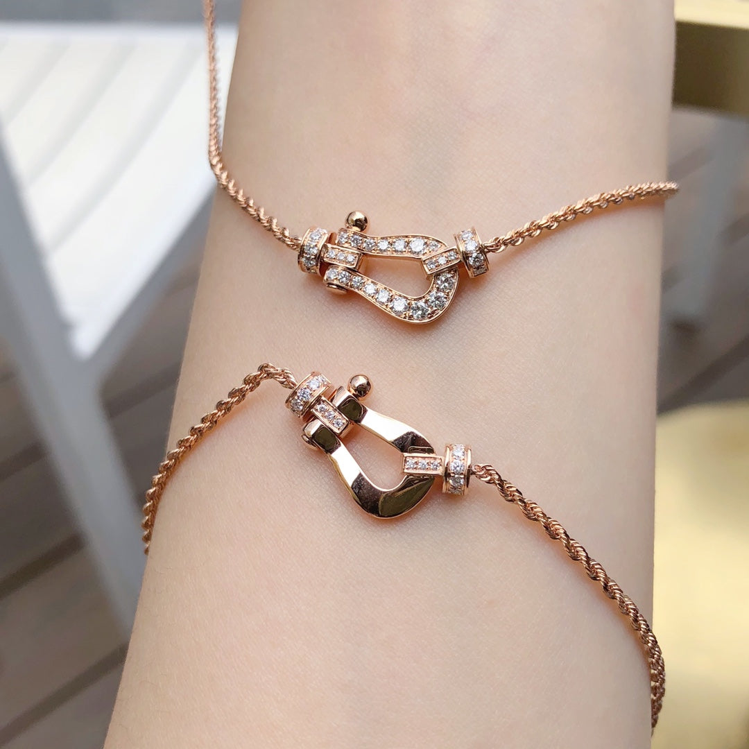 LUXEIFY FORCE 10 PINK GOLD DIAMOND NECKLACE