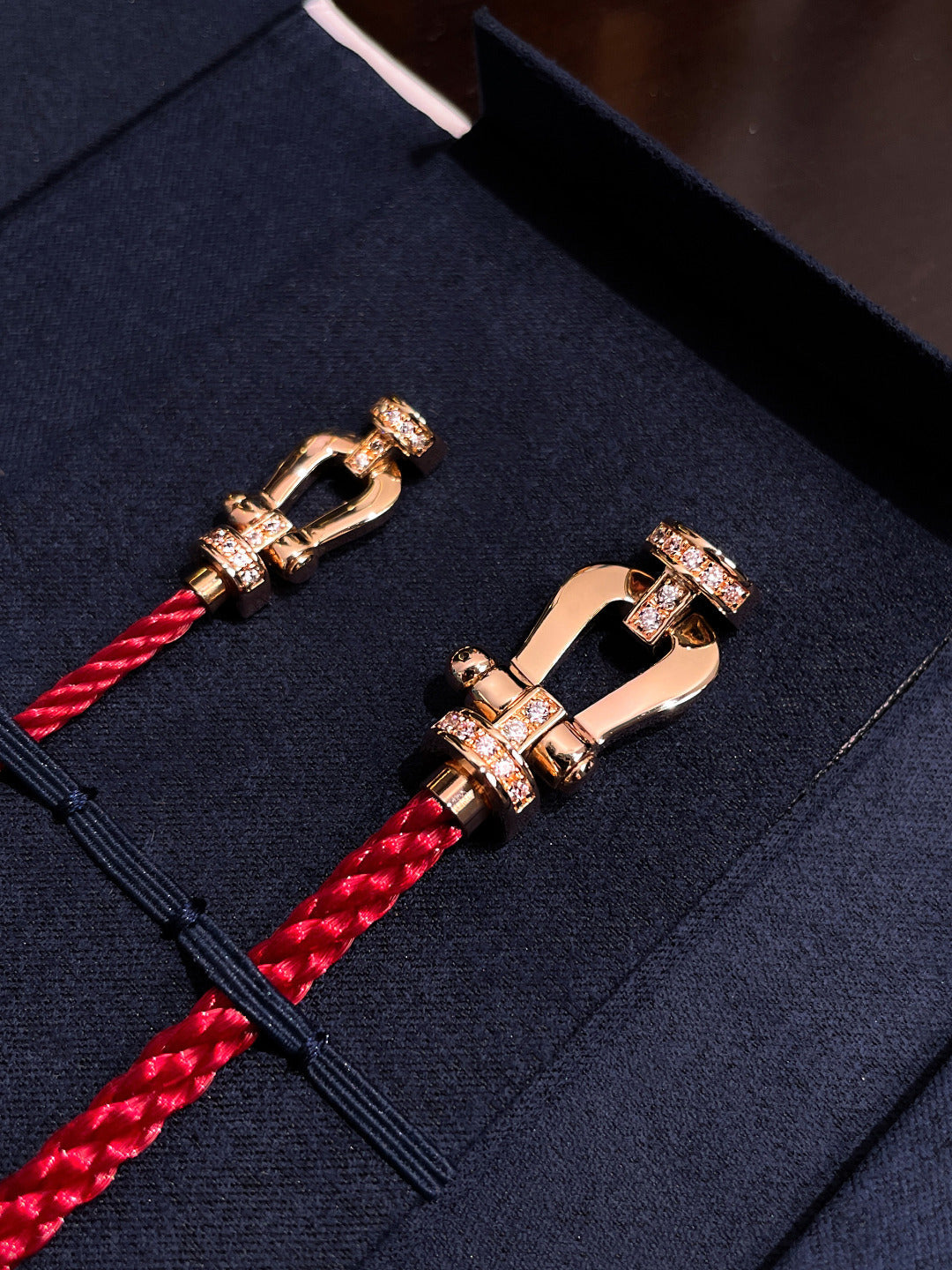 LUXEIFY FORCE 10 HALF DIAMOND PINK GOLD RED CORDERI LARGE AND MEDIUM MODEL