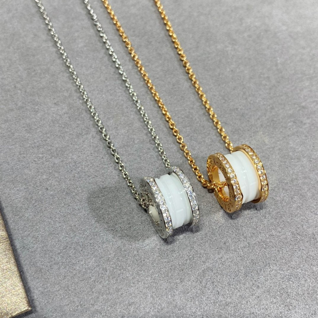 LUXEIFY ZERO 1 DIAMOND CERAMIC NECKLACE