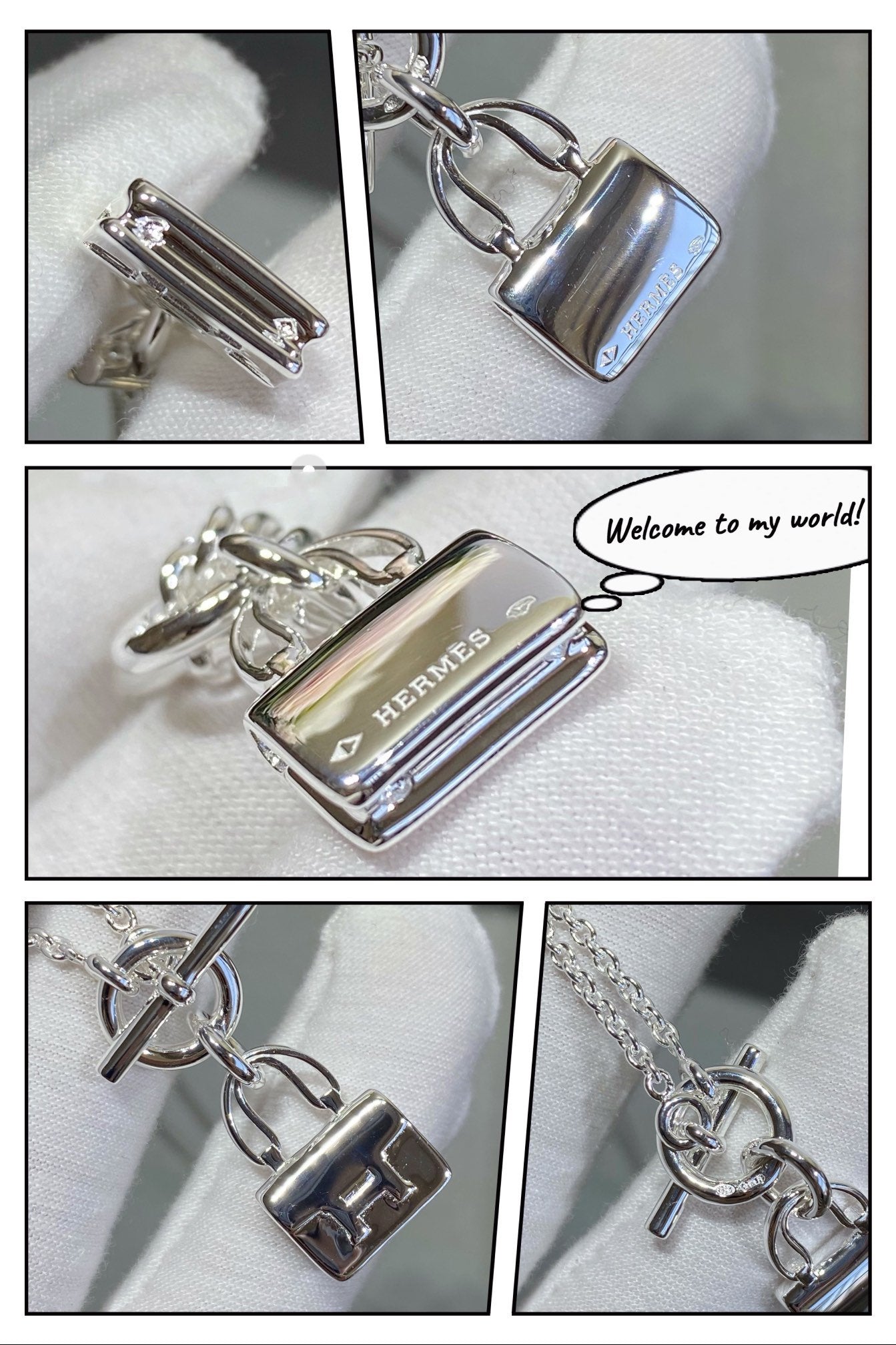 LUXEIFY CONSTANCE PEDANT SILVER NECKLACE
