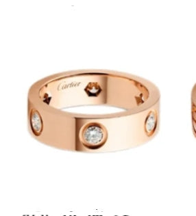 LUXEIFY LOVE RING 5.5MM 6 DIAMONDS