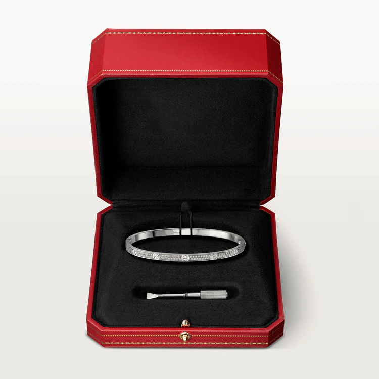 LUXEIFY LOVE BRACELET 3.65MM DIAMOND-PAVED