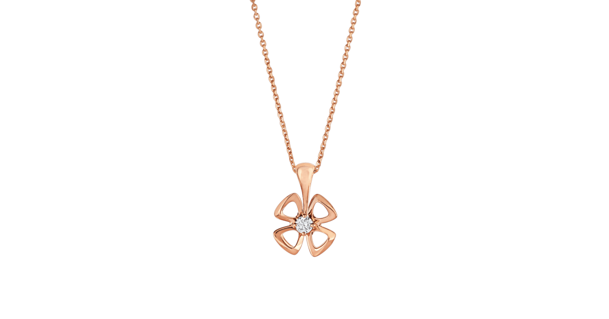 LUXEIFY FIOREVER NECKLACE DIAMOND CENTER