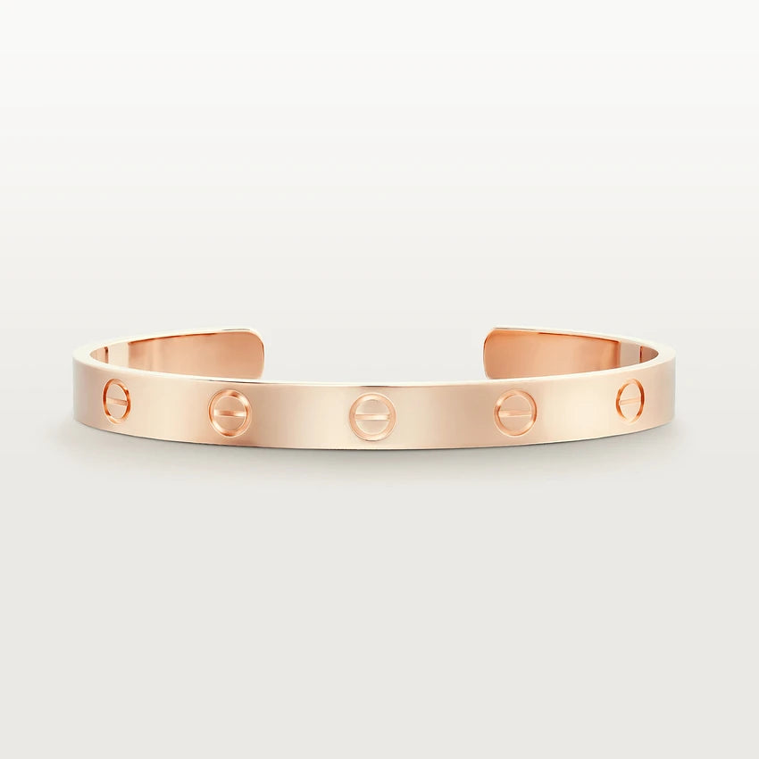 LUXEIFY LOVE BRACELET 6.1MM OPEN CUFF