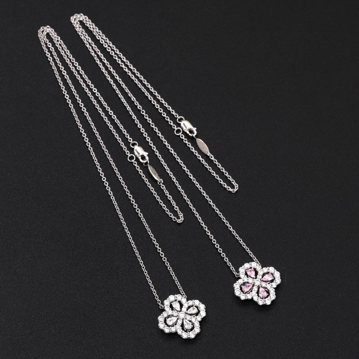 COLLAR LUXEIFY CON BUCLE Y DIAMANTE DE 16 MM CON MOTIVOS COMPLETOS, MÚLTIPLES COLORES