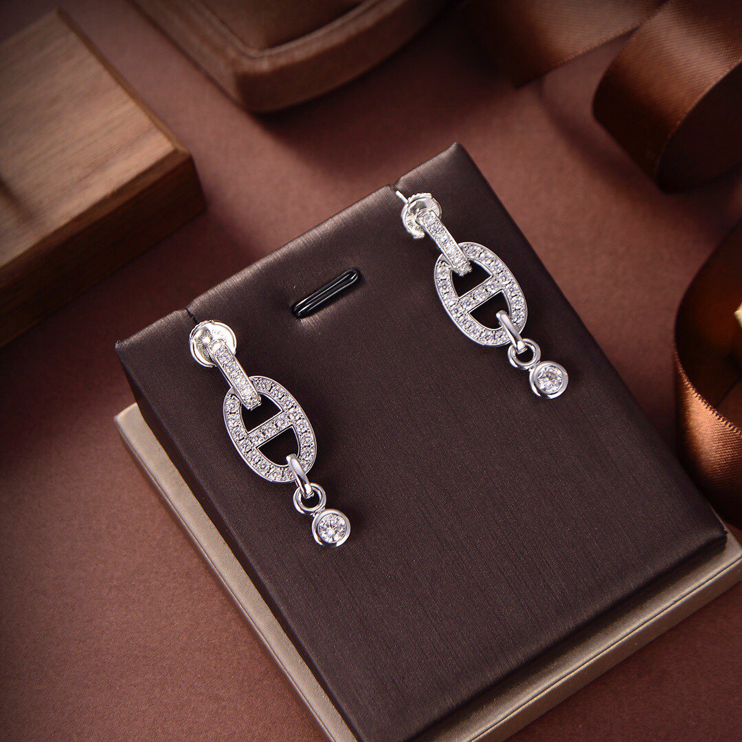 LUXEIFY HM CHAINE DIAMOND EARRINGS