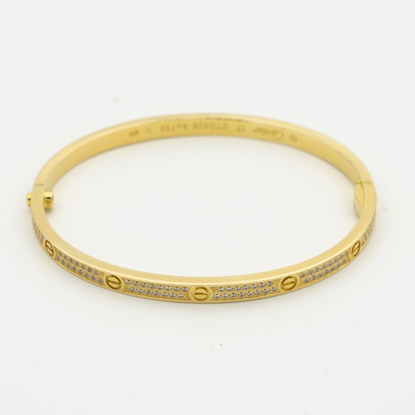 LUXEIFY LOVE BRACELET 3.65MM DIAMOND-PAVED