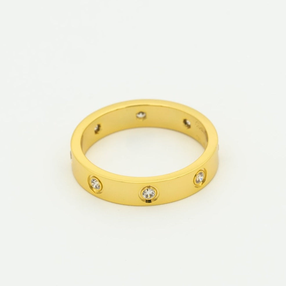 LUXEIFY LOVE RING 3.6MM 6 DIAMONDS