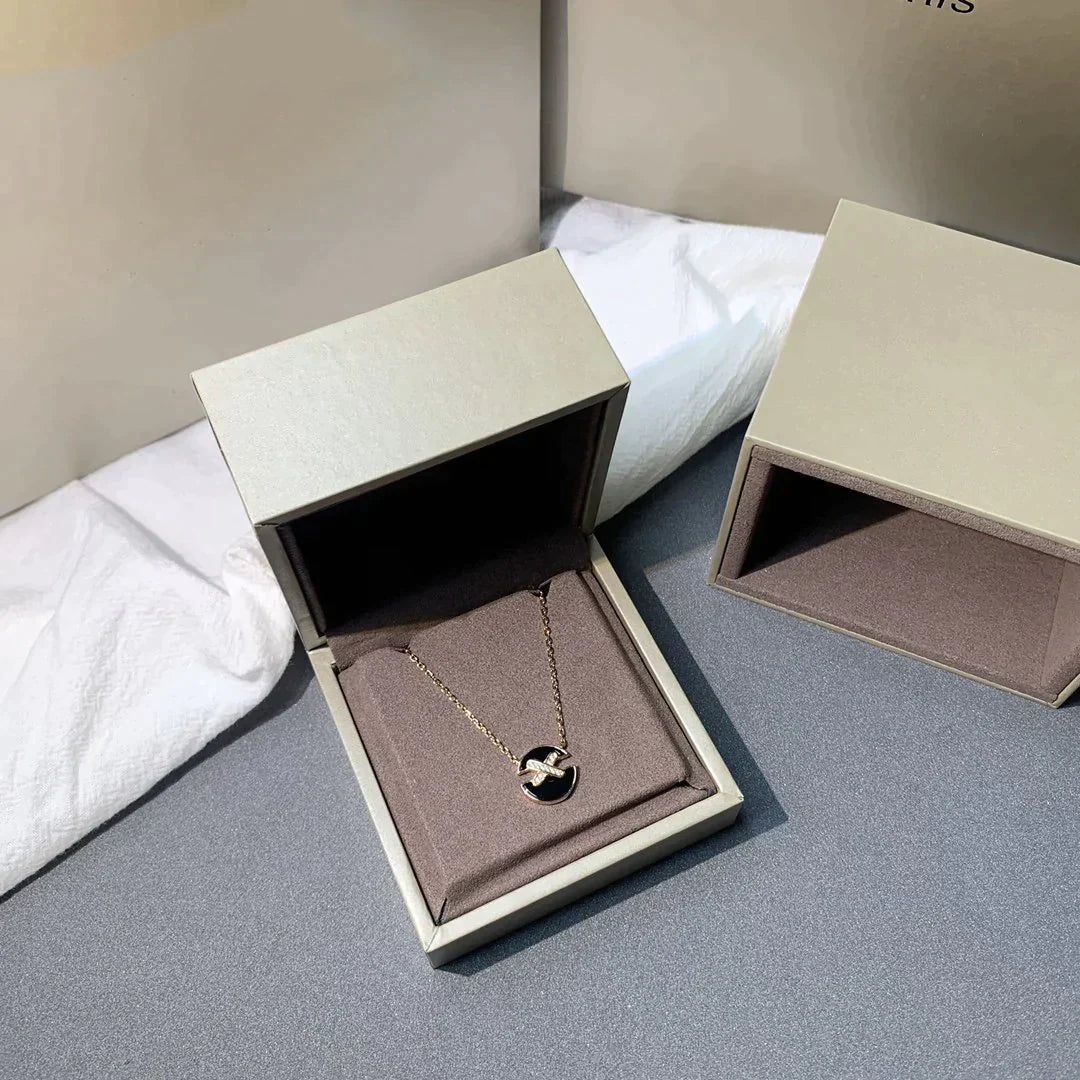 LUXEIFY JEUX DE ROSE GOLD DIAMOND NECKLACE