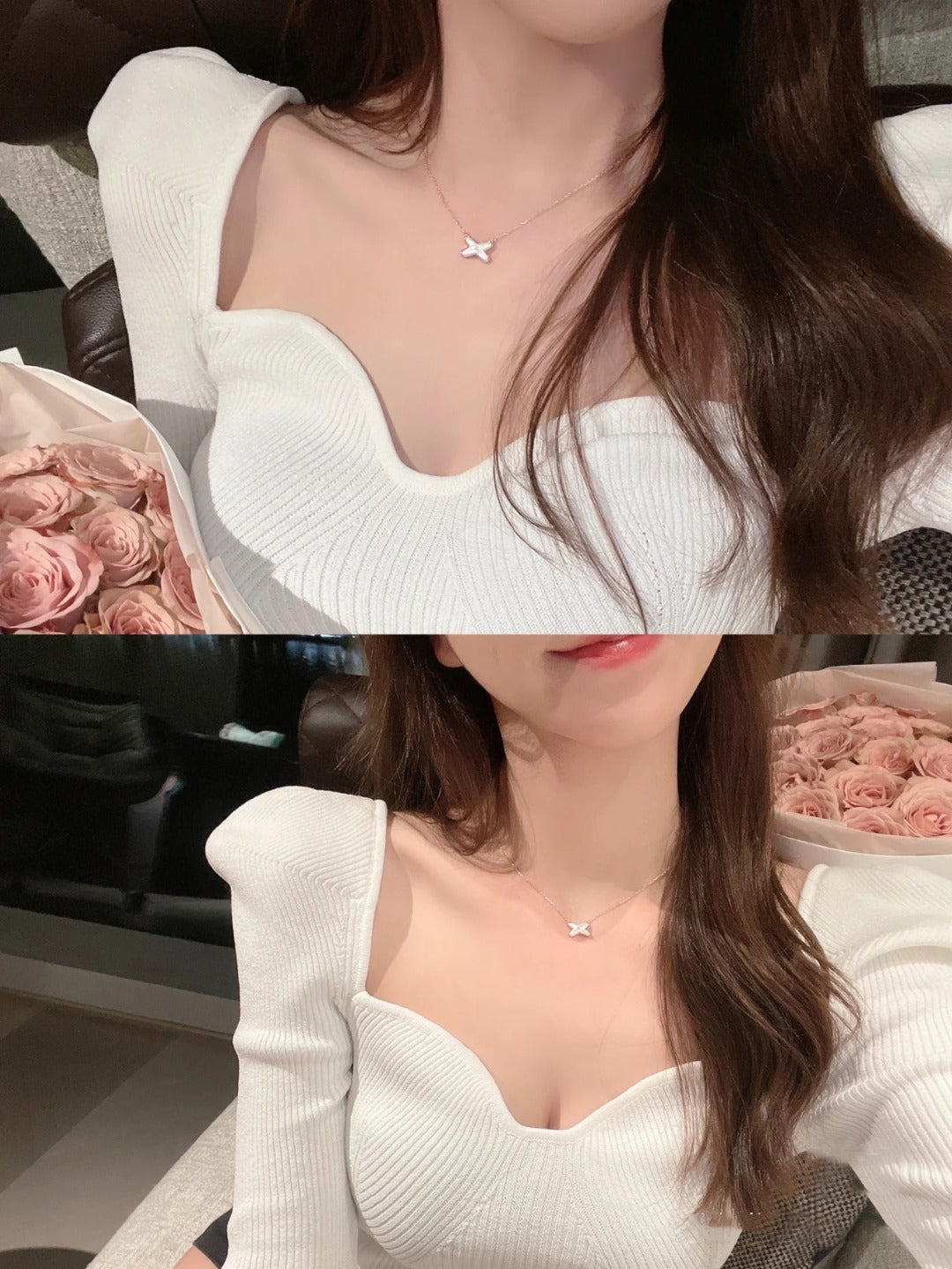 LUXEIFY JEUX DE NECKLACE 1 DIAMOND