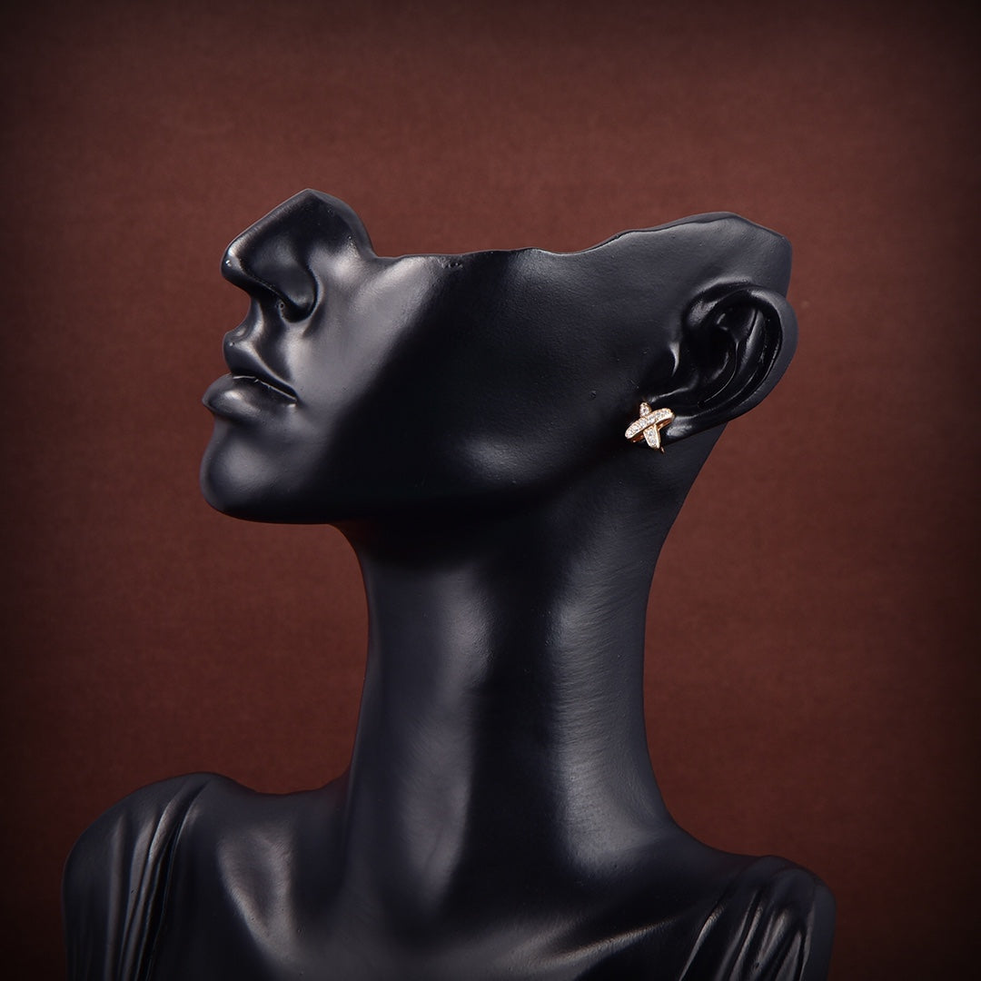 LUXEIFY JEUX DE GOLD DIAMOND EARRINGS