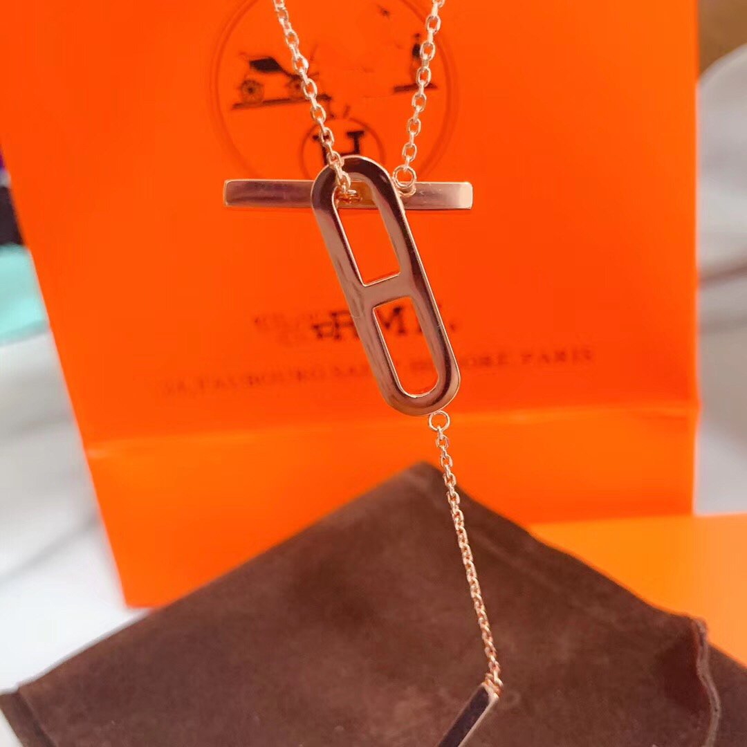 LUXEIFY HM NECKLACE PLATINUM ROSE GOLD DIAMOND