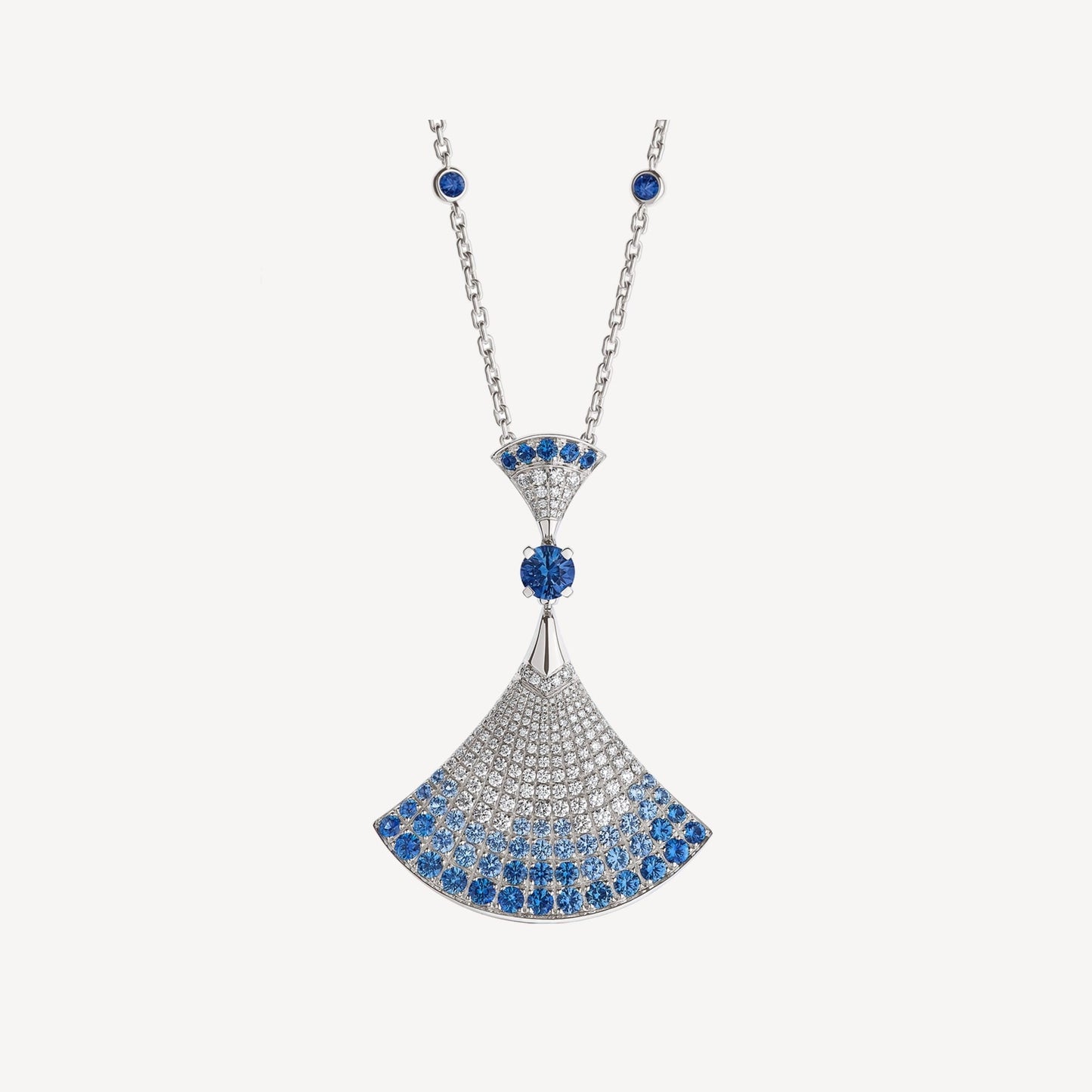 LUXEIFY DREAM NECKLACE AGATE SILVER DIAMOND