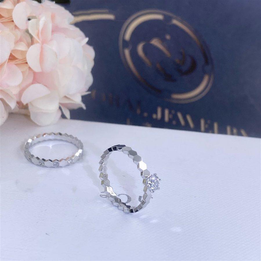 LUXEIFY BEE LOVE RING SILVER 1 DIAMOND