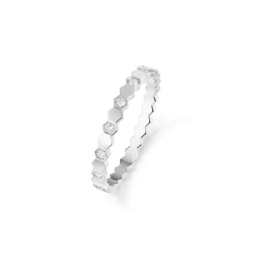 LUXEIFY BEE LOVE RING SILVER DIAMOND