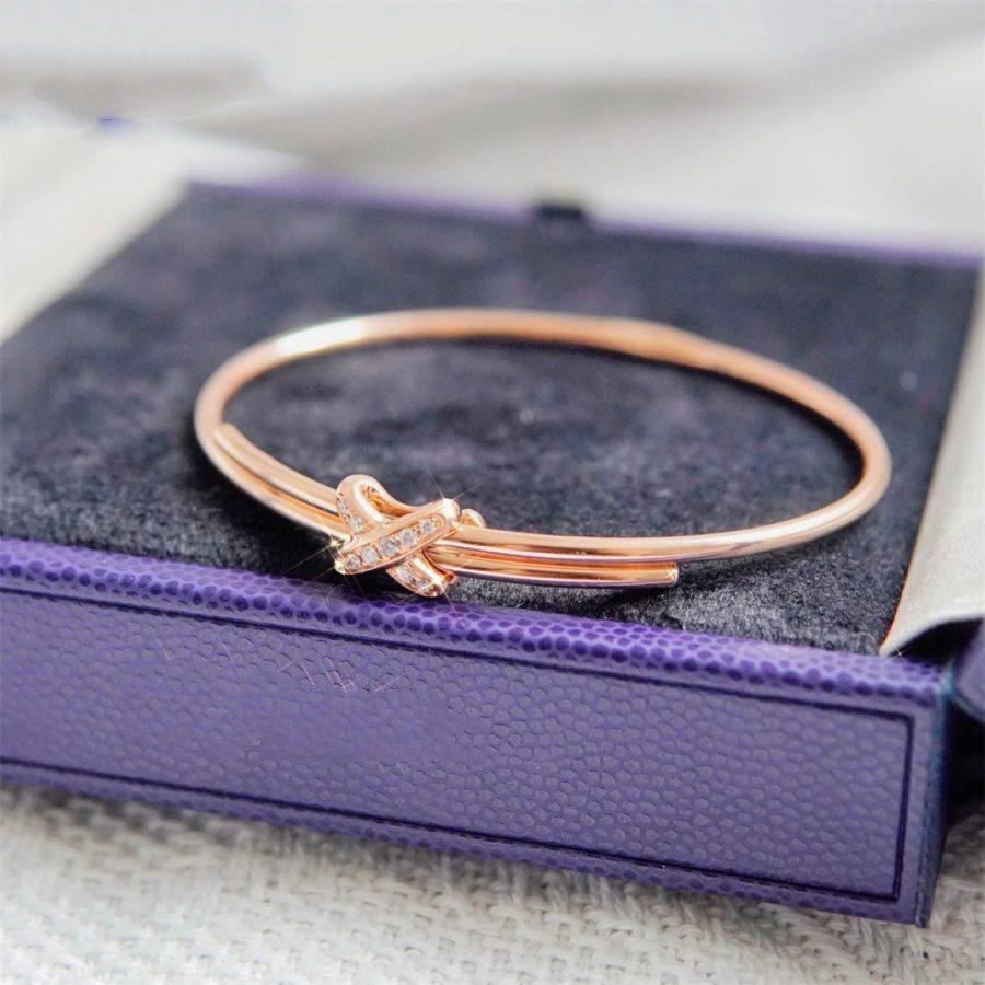 LUXEIFY JEUX DE BRACELET PINK GOLD DIAMONDS