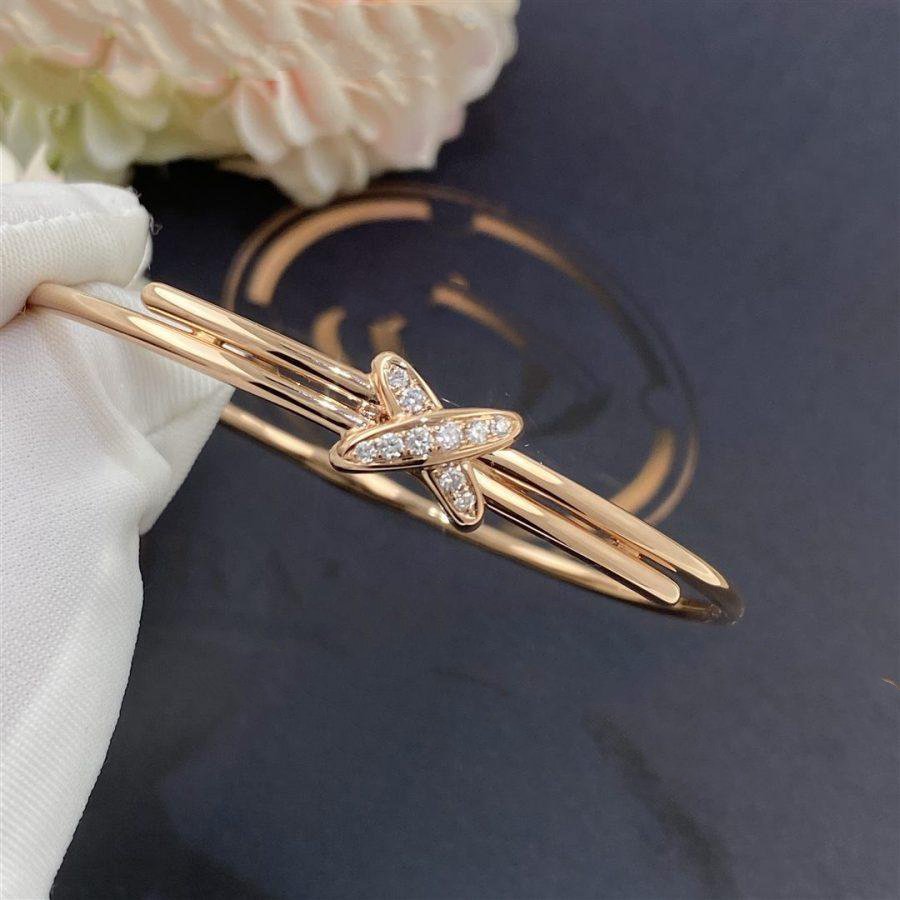 LUXEIFY JEUX DE BRACELET PINK GOLD DIAMONDS