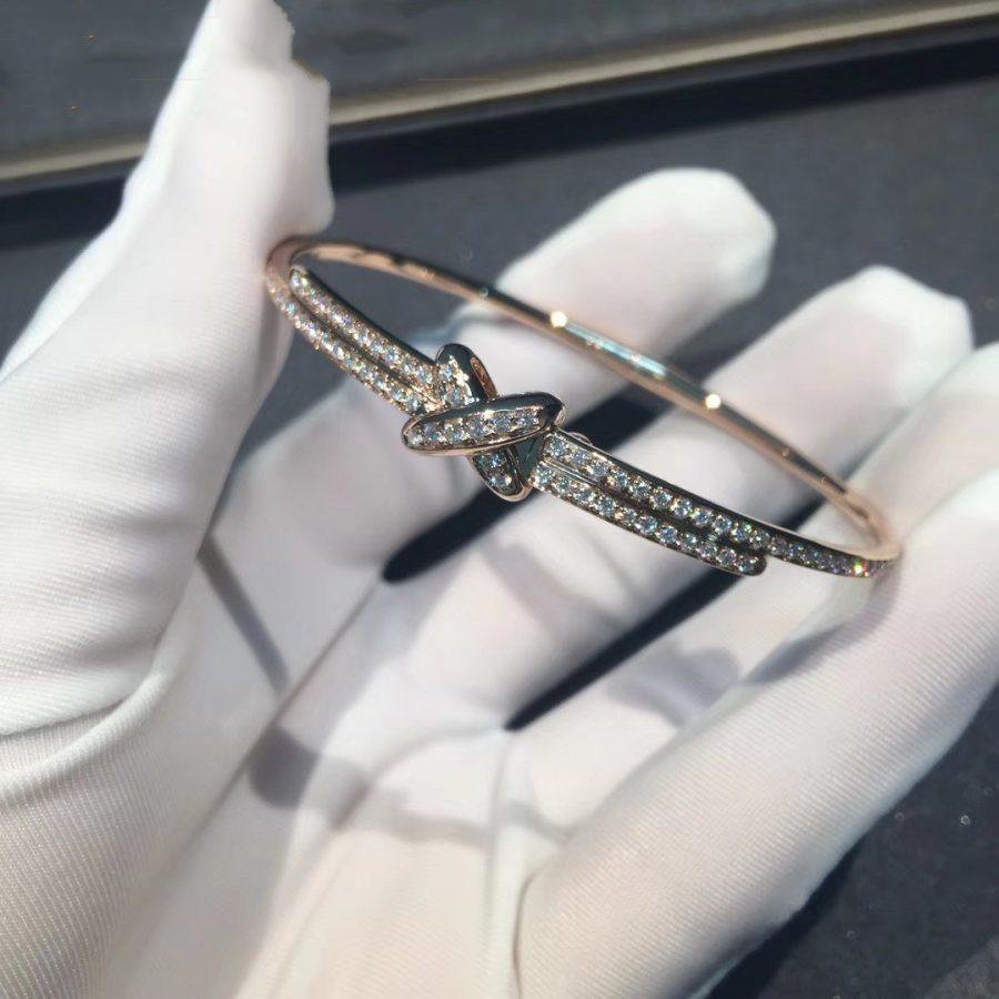 LUXEIFY JEUX DE BRACELET DIAMONDS PINK GOLD