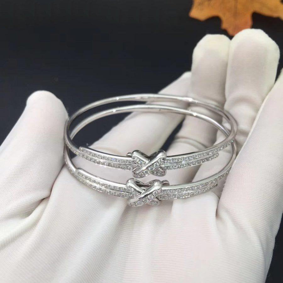 LUXEIFY JEUX DE BRACELET DIAMONDS SILVER